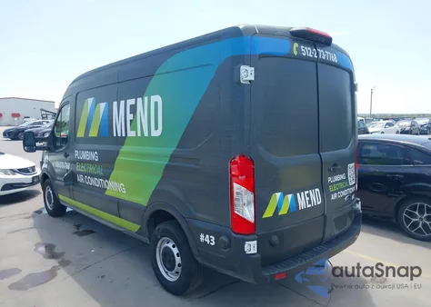 2020 Ford Transit-250 z USA, uszkodzony, nr VIN 1FTBR1C82LKB46155